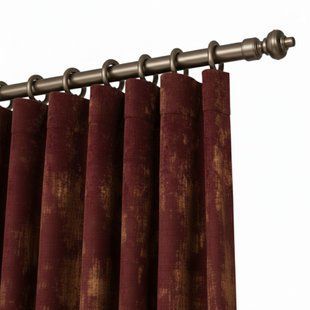 Карниз трубчатый одинарный Орех 120см с кольцами кронштейнами толщина 28мм полный комплект 43 фото